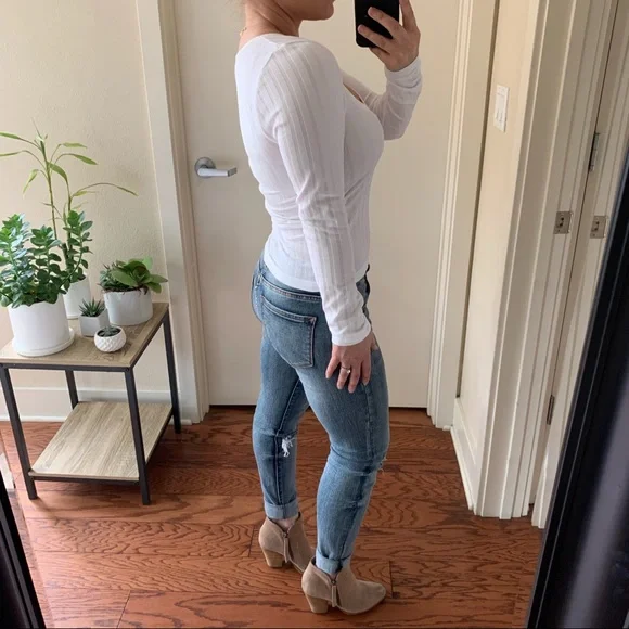 | lanie ribbed layering top | - Picture 3 of 6